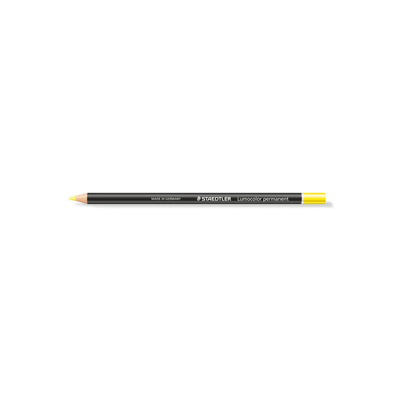 Trockenmarker Staedtler Lumocolor glasochrom 10820 - gelb Rundspitze permanent nicht nachfüllbar