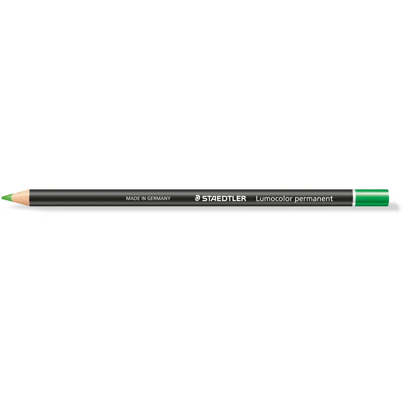 Trockenmarker Staedtler Lumocolor glasochrom 10820 - grün Rundspitze permanent nicht nachfüllbar