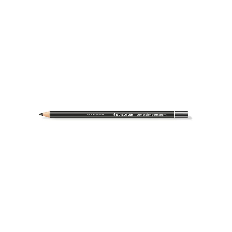 Trockenmarker Staedtler Lumocolor glasochrom 10820 - schwarz Rundspitze permanent nicht nachfüllbar