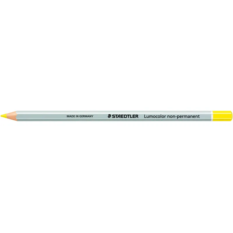 Trockenmarker Staedtler Lumocolor omnichrom 108 - gelb Rundspitze non-permanent nicht nachfüllbar