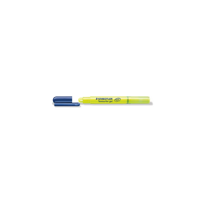 Trockentextmarker Staedtler Textsurfer gel 264 - gelb 3 mm Rundspitze permanent nicht nachfüllbar