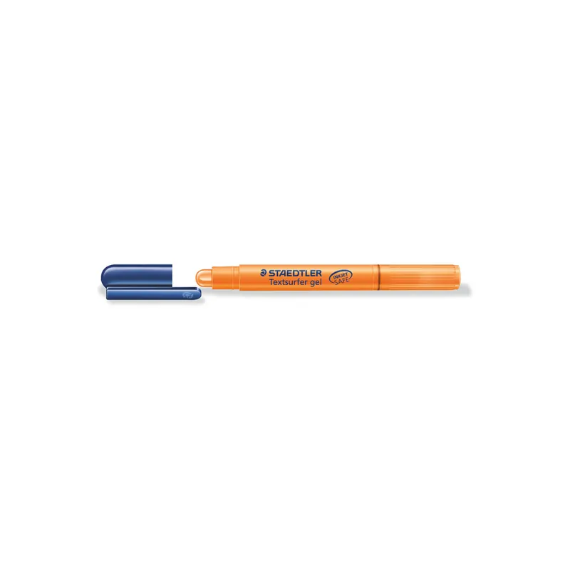 Trockentextmarker Staedtler Textsurfer gel 264 - orange 3 mm Rundspitze permanent nicht nachfüllbar