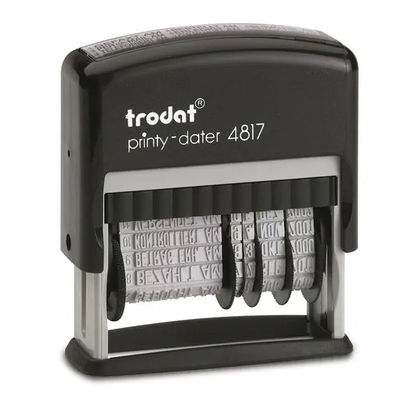 trodat® Stempel Wortband mit Datum Trodat 4817 Printy