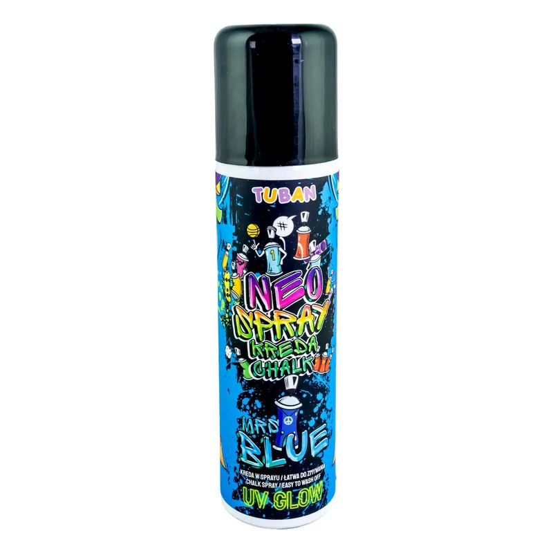 TUBAN NEON KREIDE GRAFFITI SPRAY BLAU 150 ML