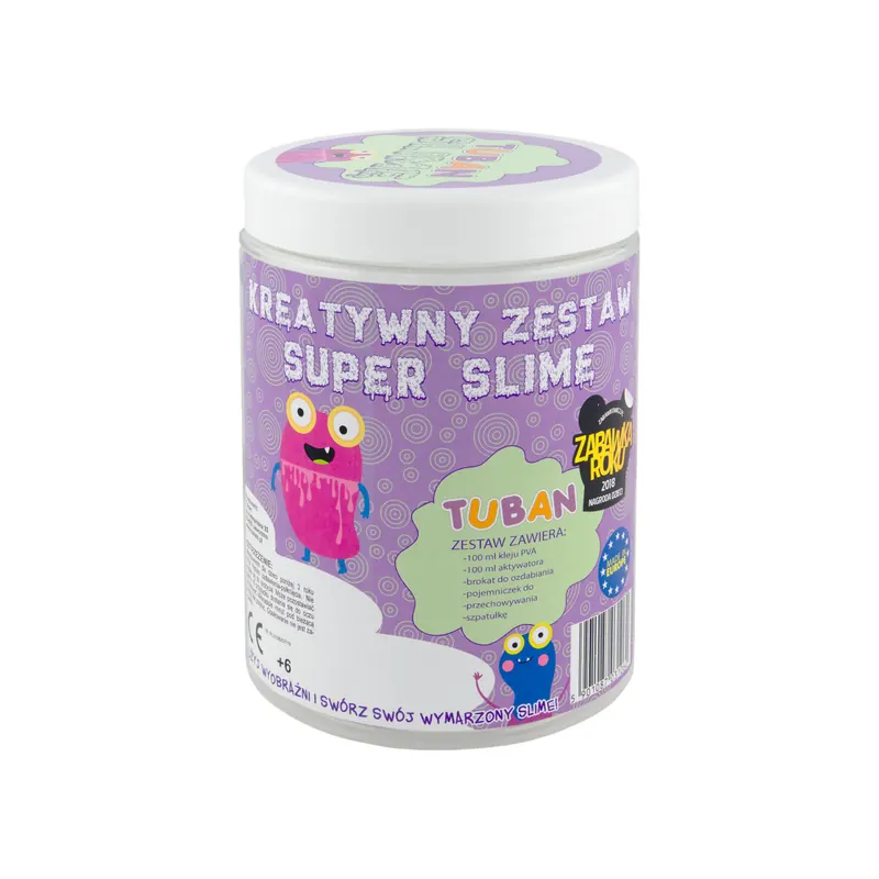 Tuban Schleim - Kleines Kreatives-Set + PVA-Kleber und Aktivator - Slime -  Set zur Herstellung von Schleim - Schleim-Set
