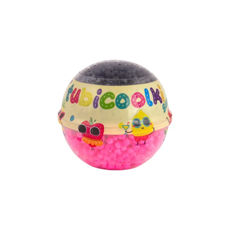 Tubicoolki – Surprise – 250ml – Schwarz/Pink – Kunststoff – Kunststoffperlen – formbar