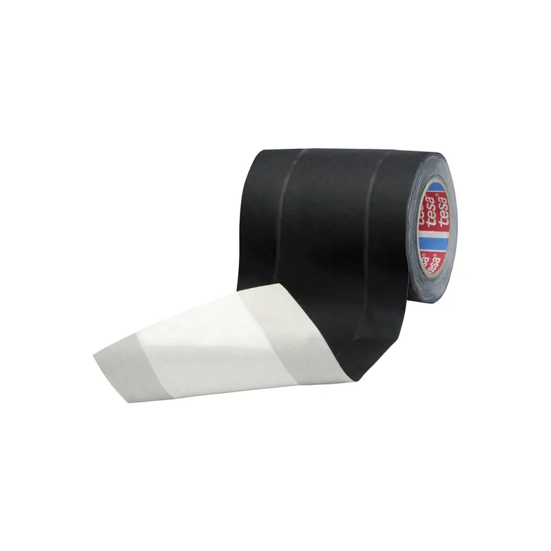 Tunnelband tesa tesaband 4611 - 150 mm x 25 m schwarz-matt Bühnenklebeband für Industrie/Gewerbe-Anwendungen  Pckg/6