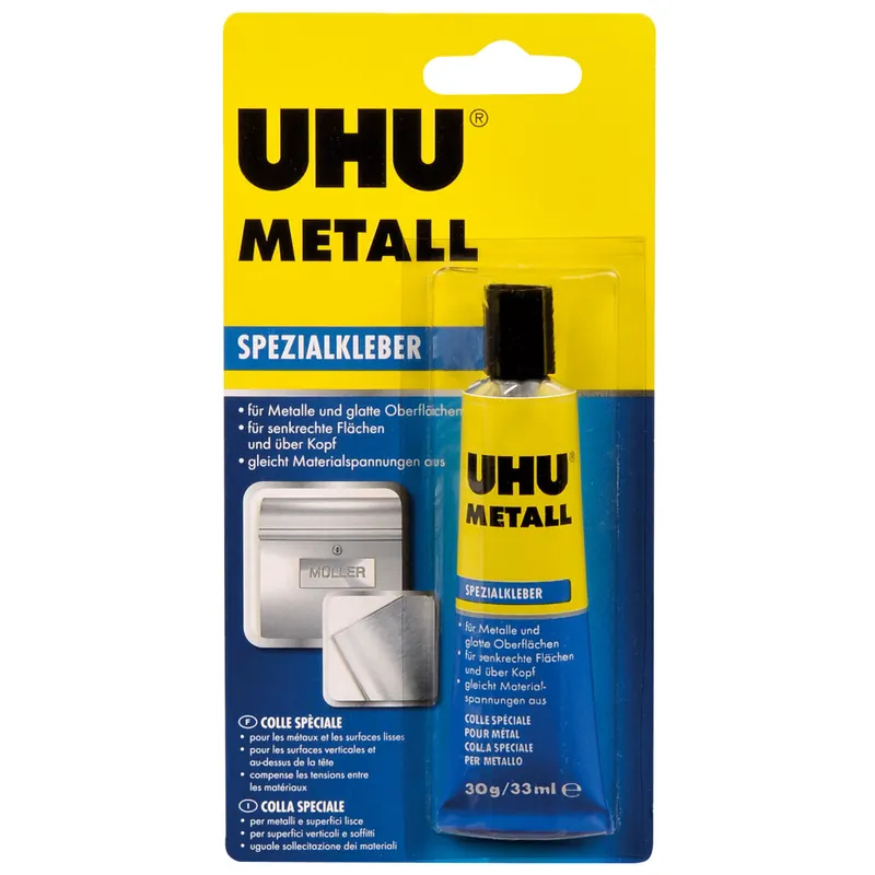UHU Metall 30g Tube Infokarte