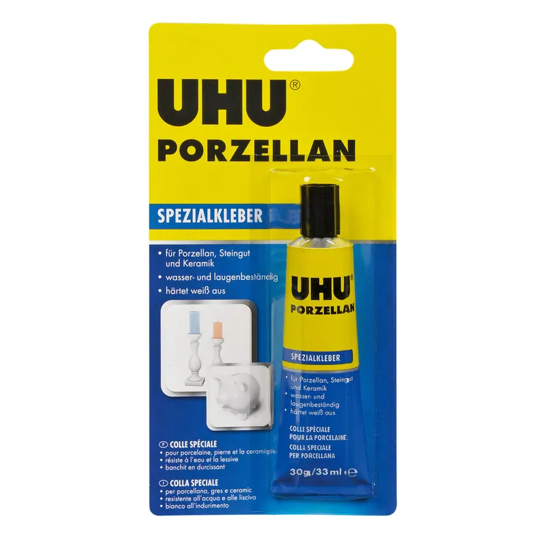 UHU Porzellan 30g Tube Infokarte