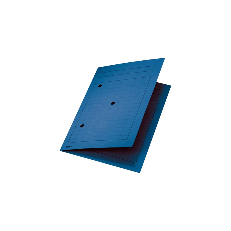 Umlaufmappe Leitz 3998 - A4 220 x 318 mm blau 4-seitiger Gitterdruck Manilakarton 320 g/m²