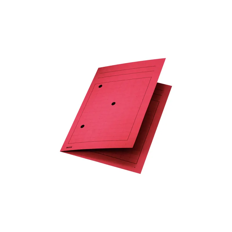 Umlaufmappe Leitz 3998 - A4 220 x 318 mm rot 4-seitiger Gitterdruck Manilakarton 320 g/m²