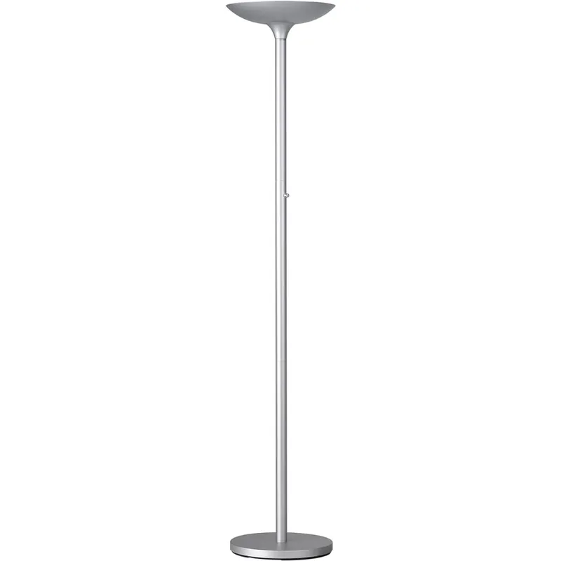 Unilux LED Deckenfluter Varialux, dimmbar, silbergrau