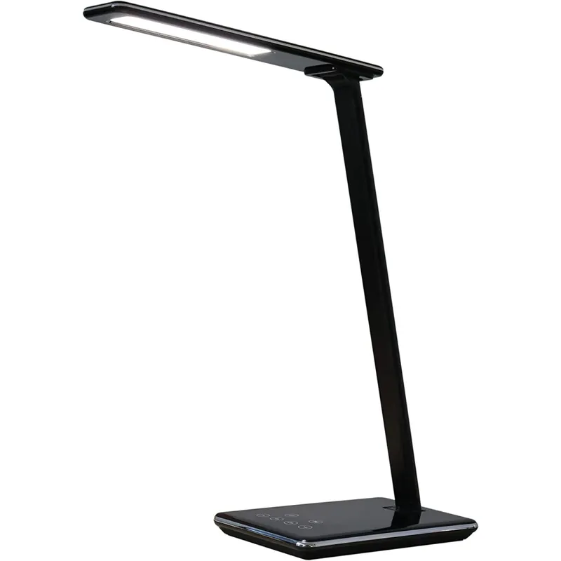 Unilux LED Schreibtischlampe Linka, dimmbar, schwarz [Energieklasse E]