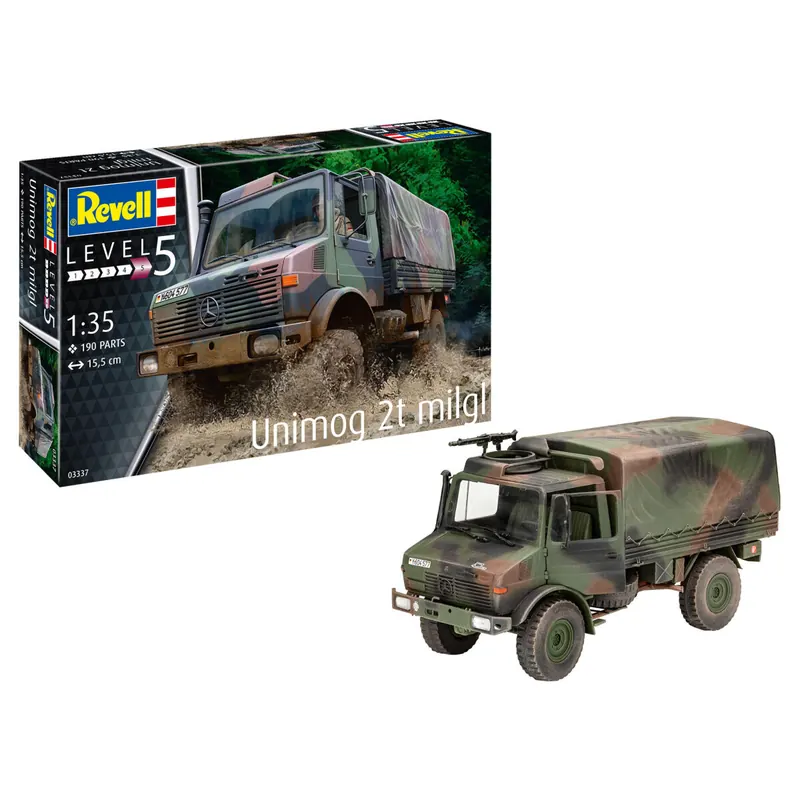 Unimog 2t milgl Revell Modellbausatz