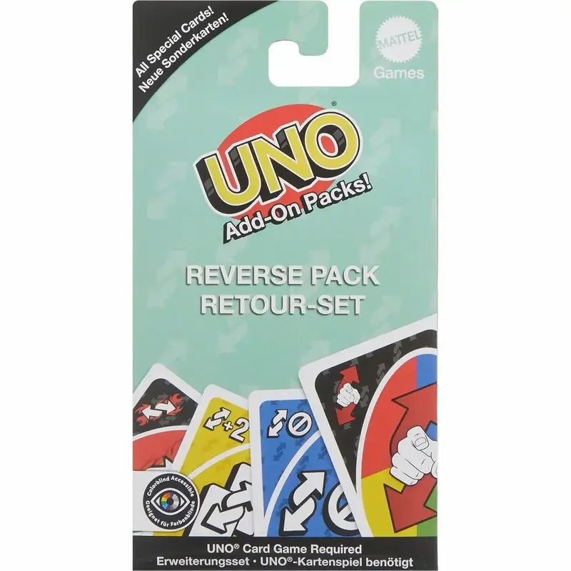 UNO Ergänzendes Kartenspiel für Kinder ab 7 Jahren