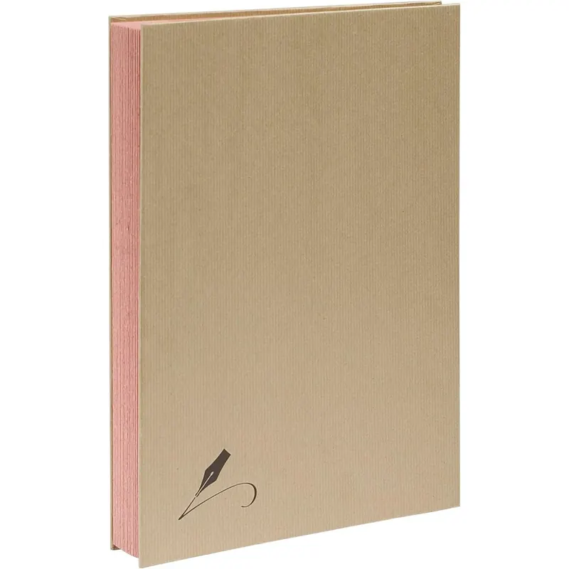 Unterschriftenmappe aus Recycling-Karton mit dehnbarem Faltenrücken, 20 Fächer, für Format DIN A4 - Forever 22209E - Kraft braun
