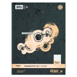 Ursus Basic Collegeblock A4 160 Blatt 70g/qm 5 mm kariert