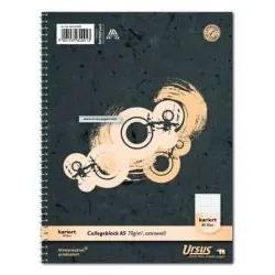 Ursus Basic Collegeblock A5 80 Blatt 70g/qm 5mm kariert