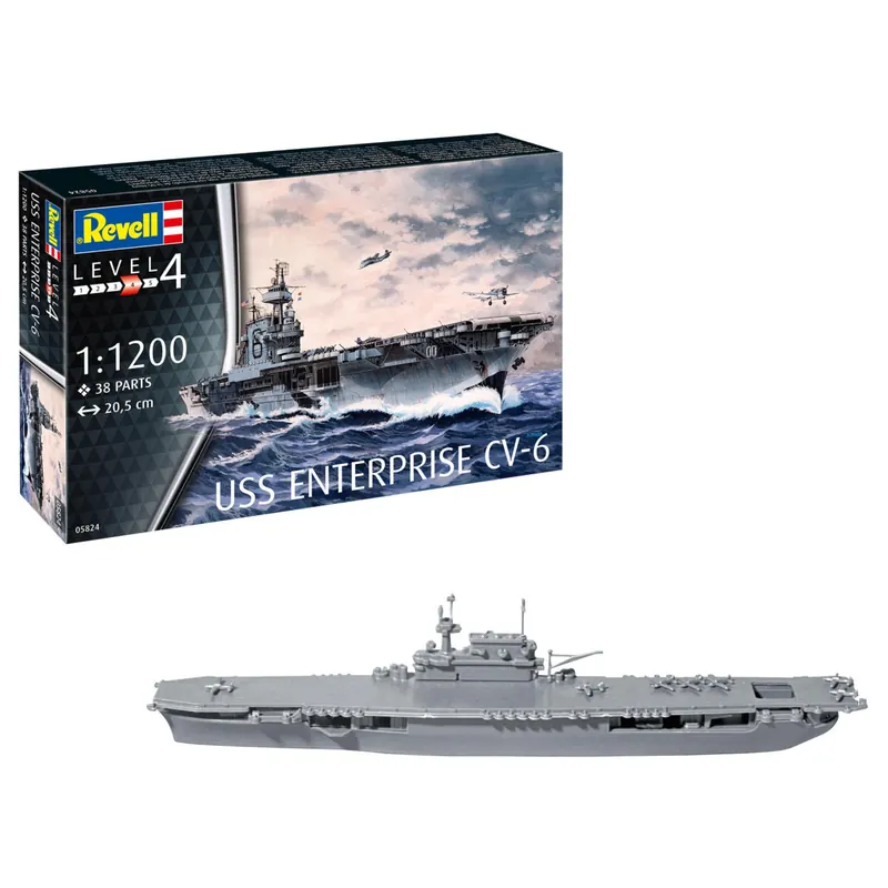 USS Enterprise CV-6 Revell Modellbausatz