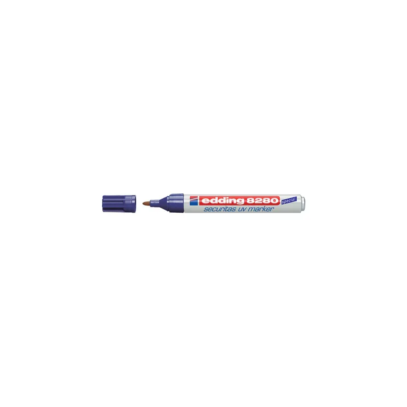 UV-Marker-securitas edding 8280 - farblos 1,5-3 mm Rundspitze permanent nicht nachfüllbar