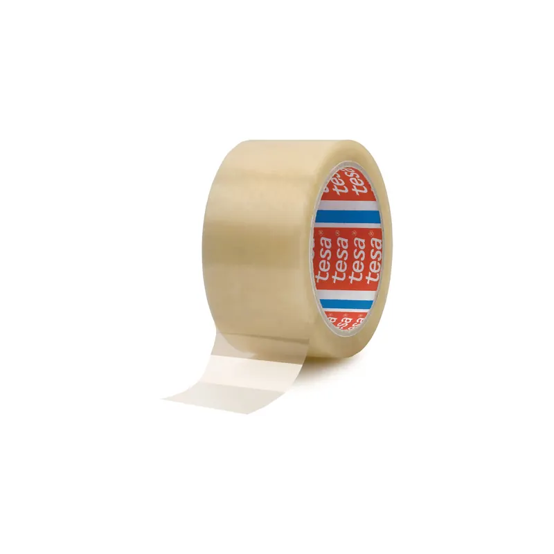 Verpackungsklebeband tesa 64044 - 50 mm x 66 m farblos PP-Band für Industrie/Gewerbe-Anwendungen Pckg/36