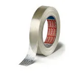 Verpackungsklebeband tesa Monofilamentband Fiberglas 4574 - 25 mm x 50 m farblos PP/PET-Band für Industrie/Gewerbe-Anwendungen Pckg/36