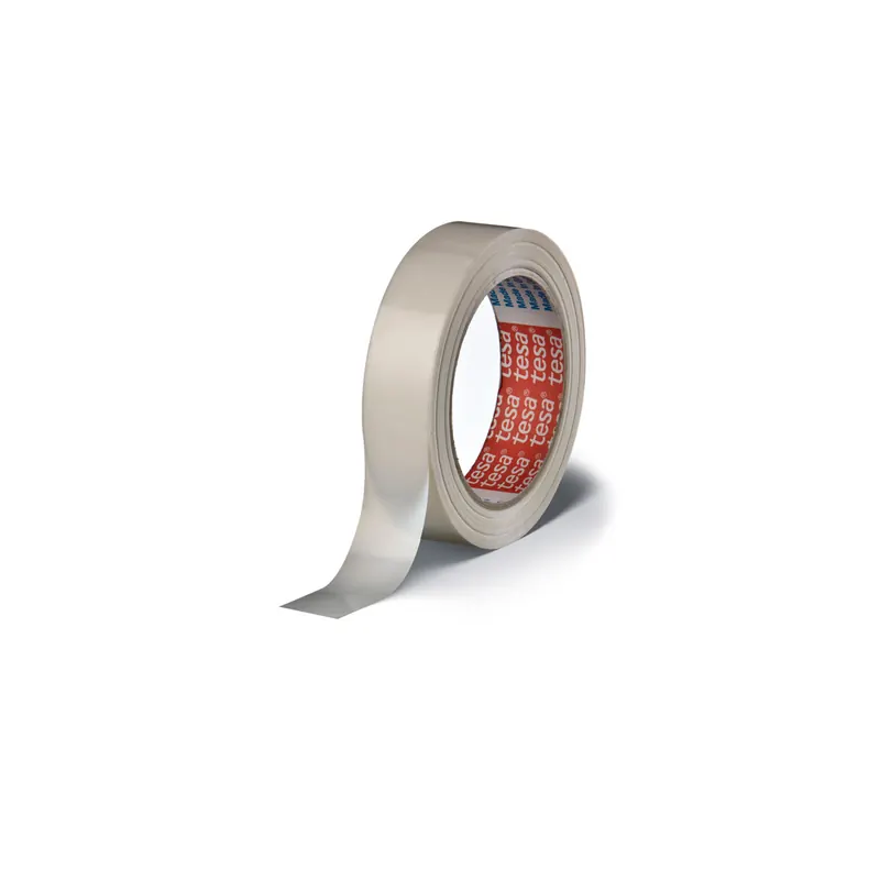 Verpackungsklebeband tesa Strapping 51128 - 25 mm x 66 m elfenbein PP-Band für Industrie/Gewerbe-Anwendungen Pckg/12