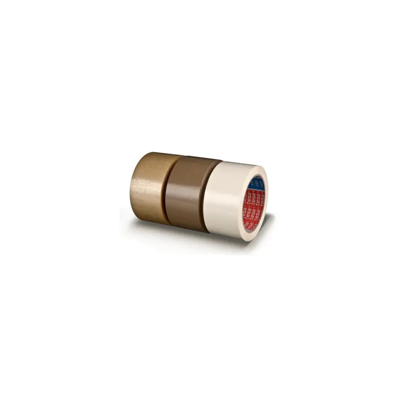 Verpackungsklebeband tesa tesapack 4120 - 38 mm x 66 m farblos PVC-Band für Industrie/Gewerbe-Anwendungen  Pckg/48