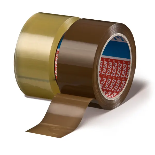 Verpackungsklebeband tesa tesapack 4195 - 50 mm x 66 m farblos PP-Band für Industrie/Gewerbe-Anwendungen Pckg/36