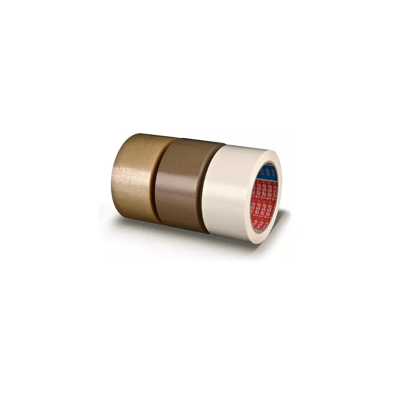 Verpackungsklebeband tesa tesapack 4195 - 75 mm x 66 m chamois PP-Band für Industrie/Gewerbe-Anwendungen Pckg/24