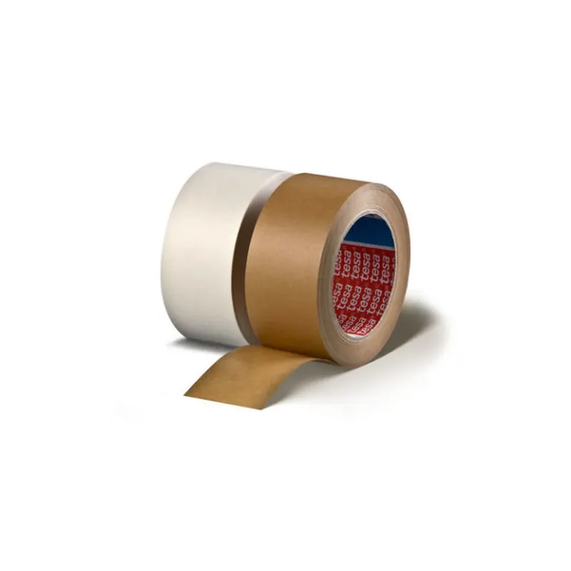 Verpackungsklebeband tesa tesapack 4313 - 75 mm x 50 m chamois Papier-Band für Industrie/Gewerbe-Anwendungen Pckg/24
