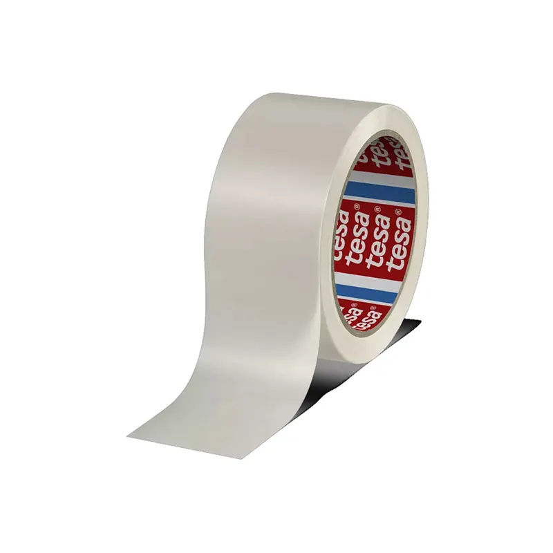 Verpackungsklebeband tesa tesapack 4713 - 75 mm x 50 m weiß Papier-Band für Industrie/Gewerbe-Anwendungen Pckg/4