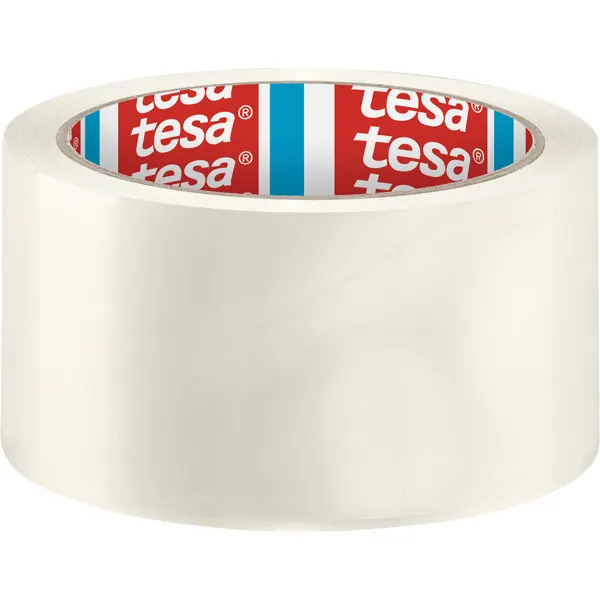 Verpackungsklebeband tesa tesapack Solid & Strong 58640 - 50 mm x 66 m transparent PP-Band für Privat/Endverbraucher-Anwendungen  Pckg/6