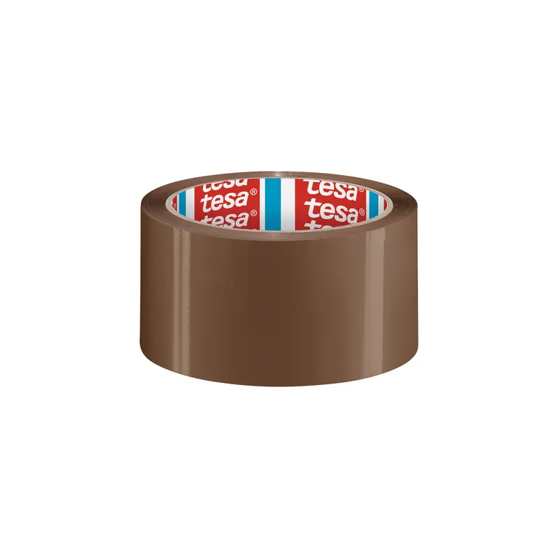 Verpackungsklebeband tesa tesapack Solid & Strong 58641 - 50 mm x 66 m braun PP-Band für Privat/Endverbraucher-Anwendungen  Pckg/6