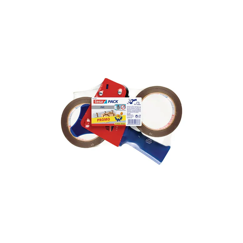 Verpackungsklebeband tesa tesapack Ultra Strong 57108 - 50 mm x 66 m braun PVC-Band für Privat/Endverbraucher-Anwendungen