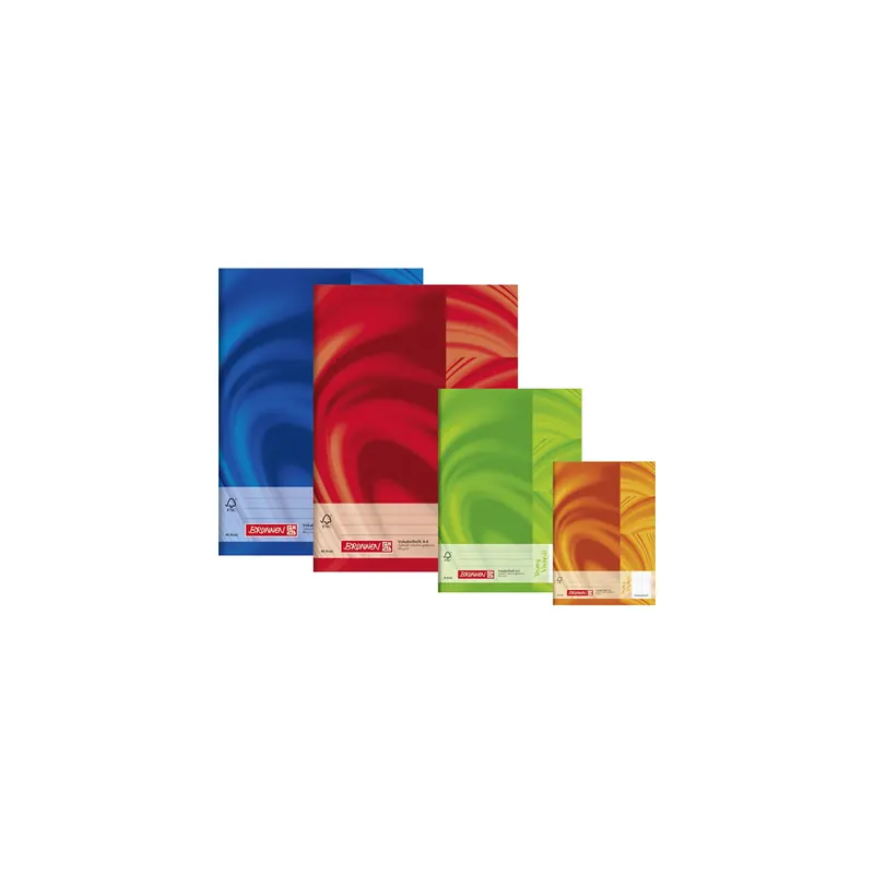 Vokabelheft Brunnen Vivendi 43485 - A5 148 x 210 mm Lineatur53 1 Trennlinie liniert FSC 32 Blatt hochweißes Premiumpapier 90 g/m²