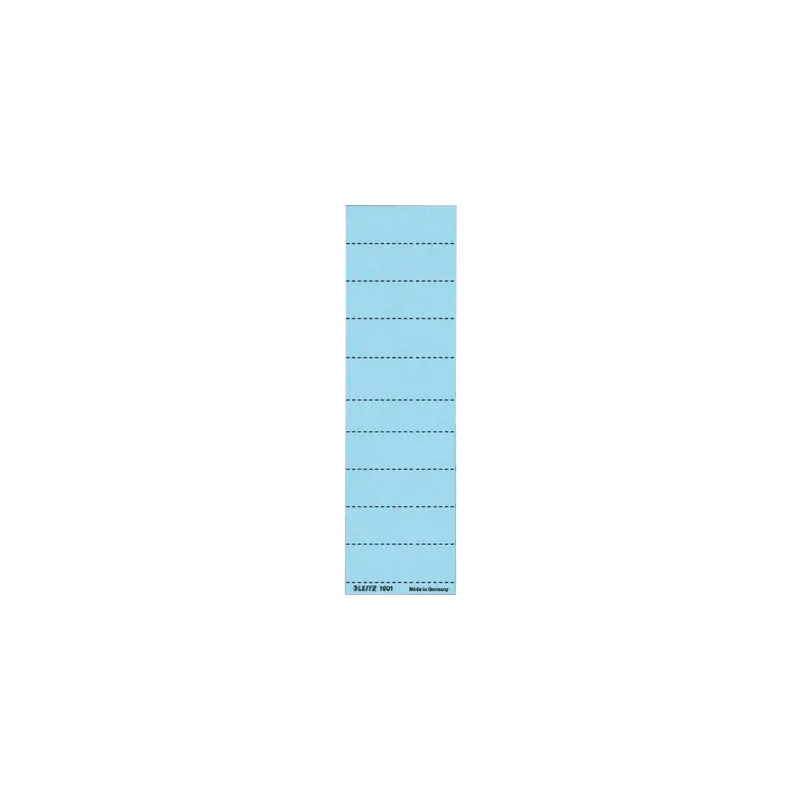 Vollsichtreiter Beschriftungsschild Leitz 1901 - 60 x 21 mm blau für ALPHA und BETA 4-zeilig Karton 120 g/m² Pckg/100