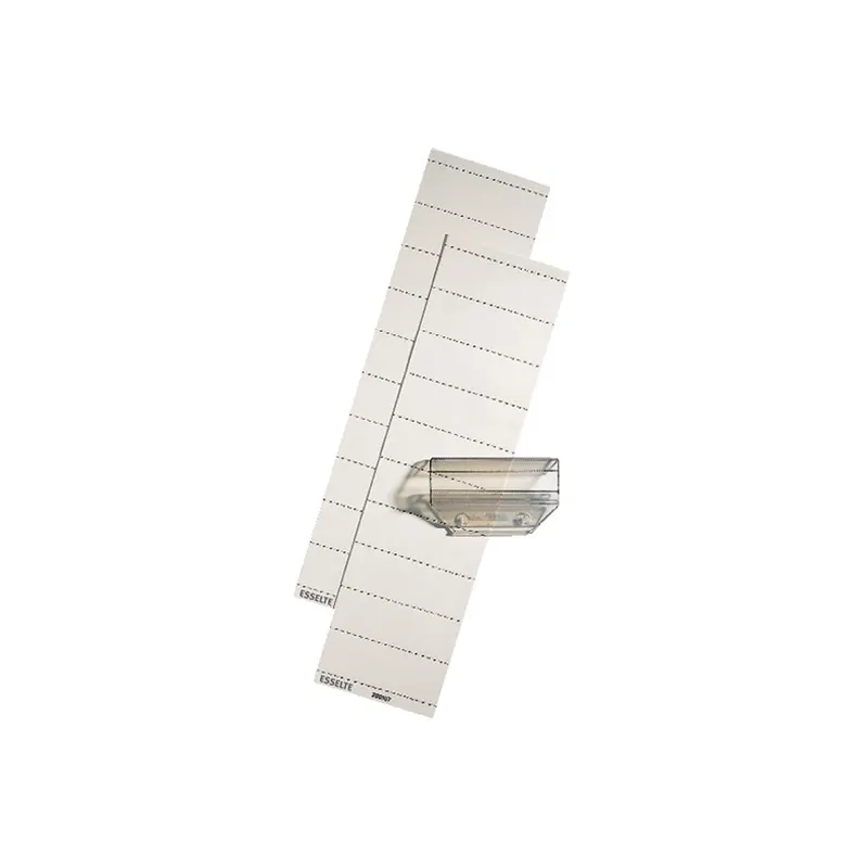 Vollsichtreiter Esselte 621014 - 60 x 32 mm transparent für 621013 4-zeilig  Pckg/50