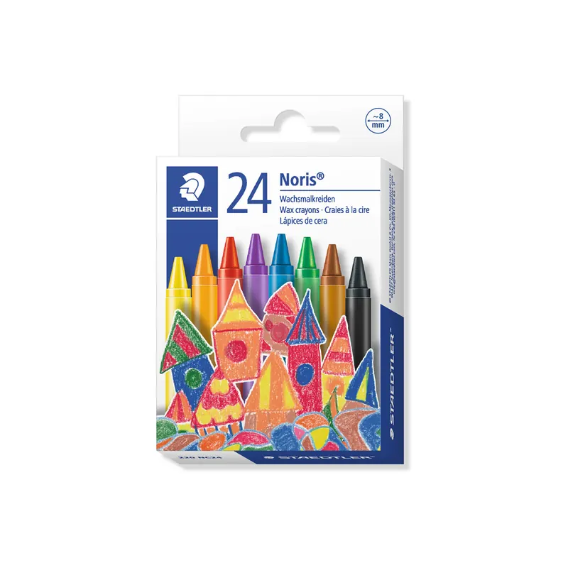Wachsmalstift Staedtler Noris Club 220NC24 - farbig sortiert (24) 24er-Set