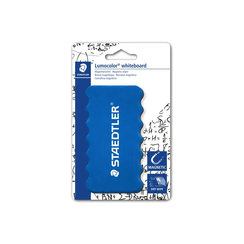 Wandtafel Wischer Staedtler Lumocolor 652BK - blau magnetisch