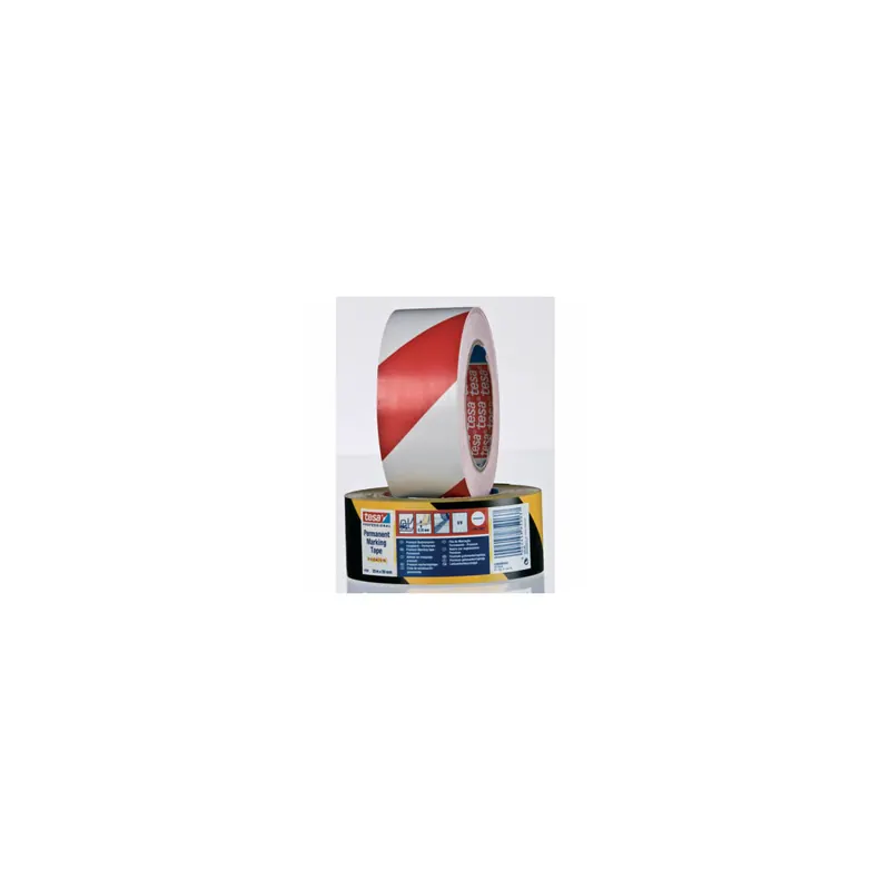Warnband tesa Premium 04169 - 100 mm x 33 m transparent für Bodenmarkierungen  Pckg/2