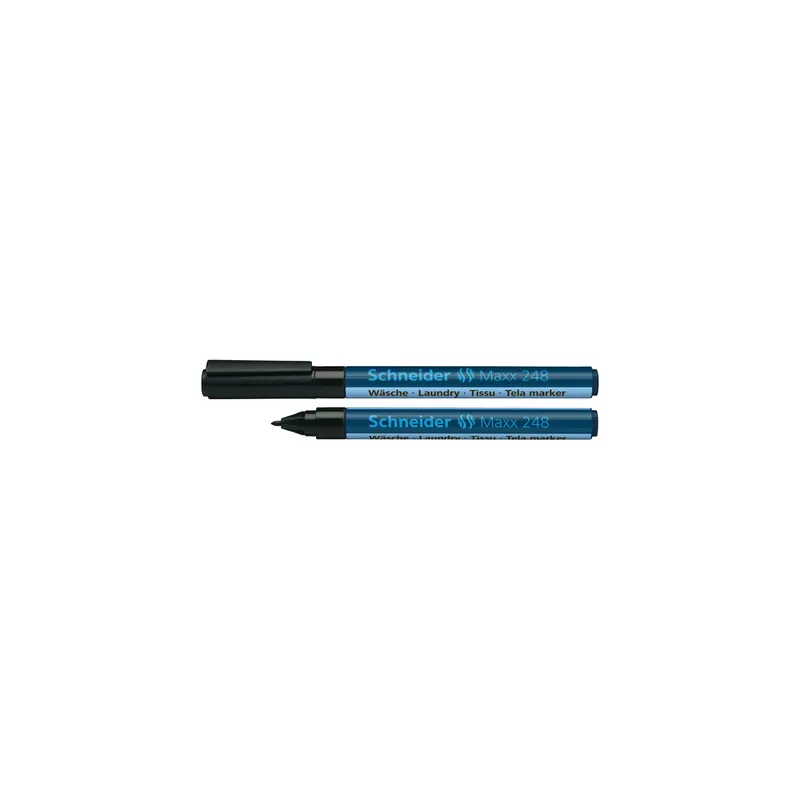Wäschemarker Schneider Maxx 248 72481 - schwarz 1 mm Rundspitze permanent nicht nachfüllbar