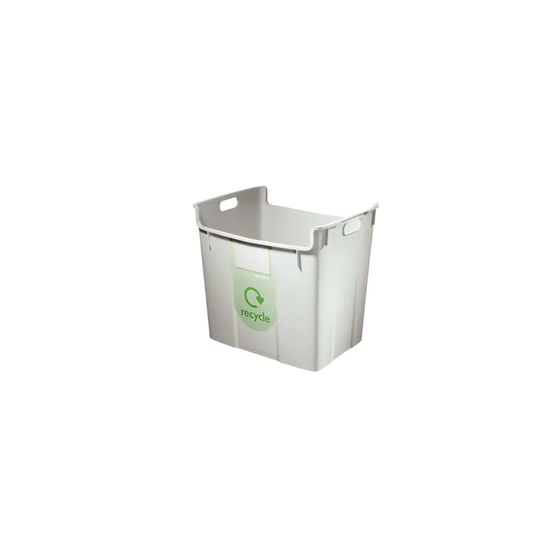 Wertstoffsammelbehälter Leitz 5209 - grau 40 Liter Recycelbares PP