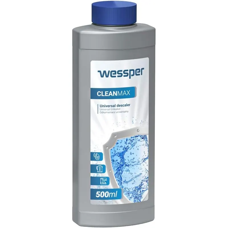 Wessper Entkalker für Kaffeevollautomaten & Kaffeemaschine 500ml universaler Kalkentferner - Kompatibel mit Delonghi Seaco Nespresso Siemens Durgol Siemens Maschinen
