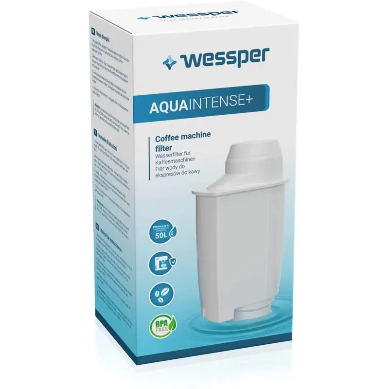 Wessper Wasserfilter passend für Kaffeemaschine PHILIPS SAECO BRITA INTENZA+