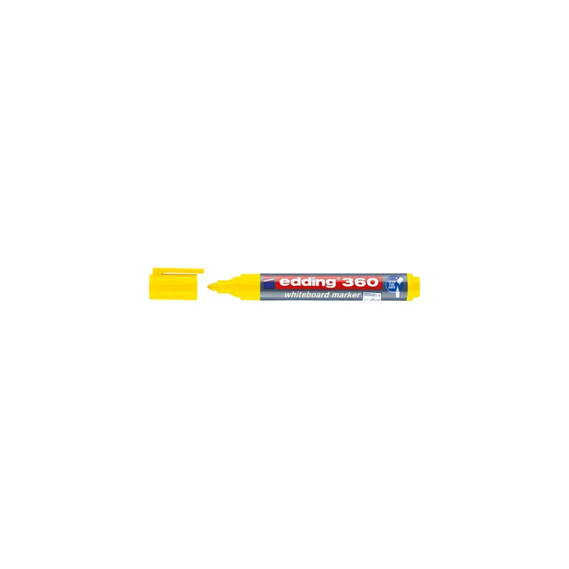 Whiteboardmarker edding 360 - gelb 1,5-3 mm Rundspitze non-permanent nicht nachfüllbar