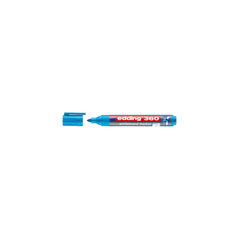 Whiteboardmarker edding 360 - hellblau 1,5-3 mm Rundspitze non-permanent nicht nachfüllbar