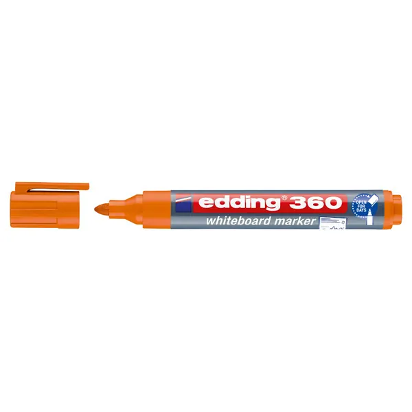 Whiteboardmarker edding 360 - orange 1,5-3 mm Rundspitze non-permanent nicht nachfüllbar