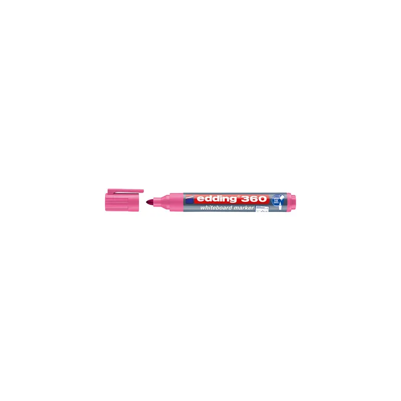 Whiteboardmarker edding 360 - rosa 1,5-3 mm Rundspitze non-permanent nicht nachfüllbar