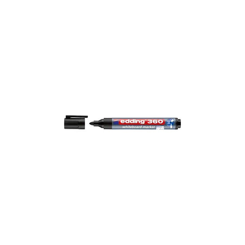 Whiteboardmarker edding 360 - schwarz 1,5-3 mm Rundspitze non-permanent nicht nachfüllbar